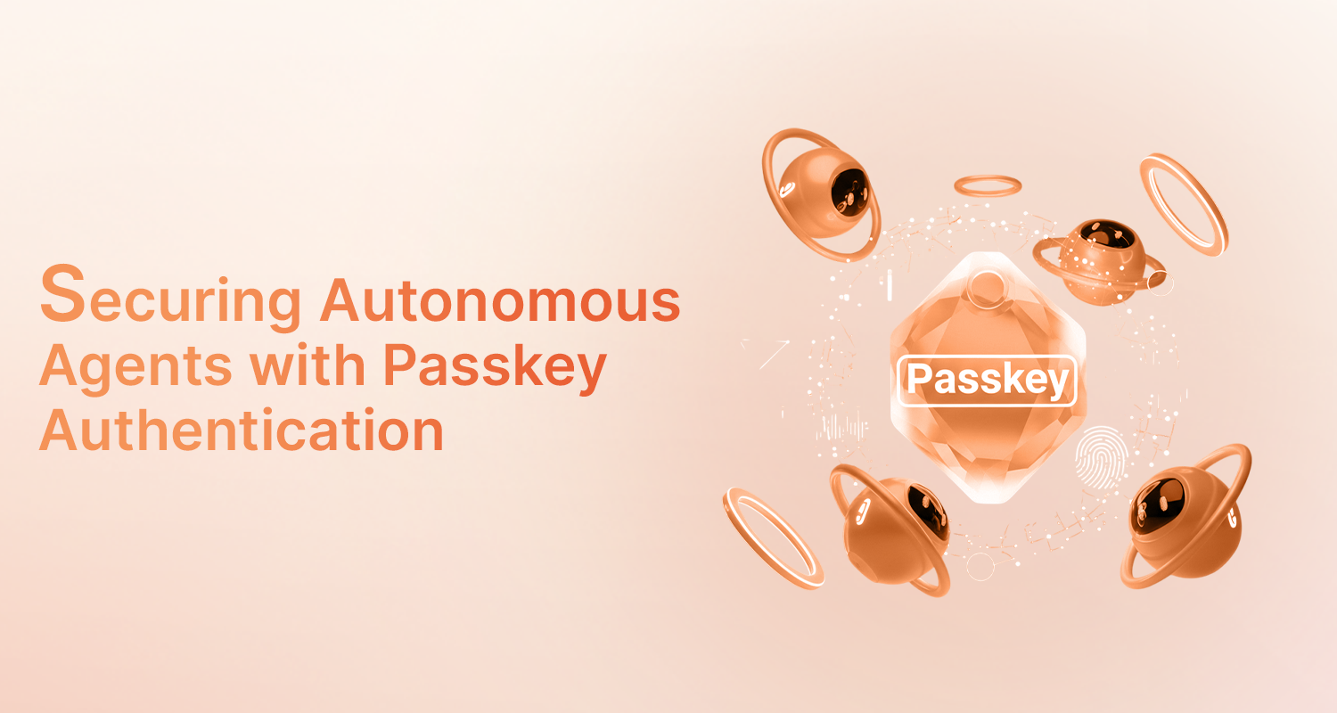 Securing Autonomous Agents with Passkey Authentication Blog Banner