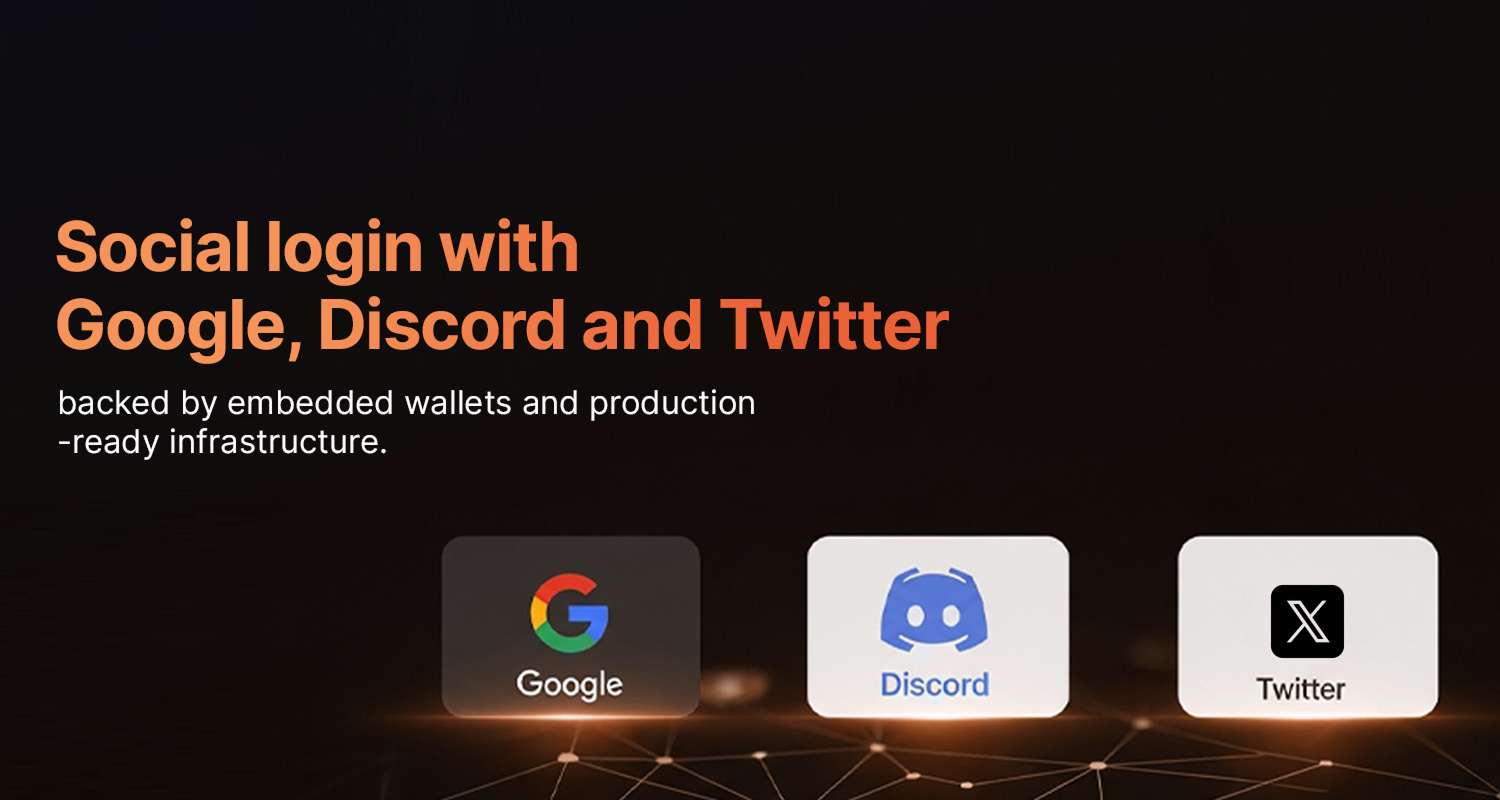 Social login with Google, Discord and X Blog banner