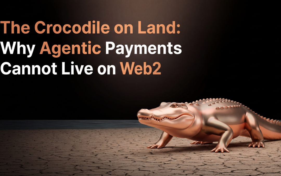 The Crocodile on Land: Why Agentic Payments Cannot Live on Web2